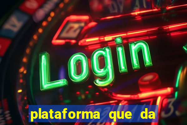 plataforma que da para depositar 1 real